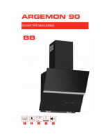 Termikel Argemon BB90 Siyah Duvar Tipi Davlumbaz